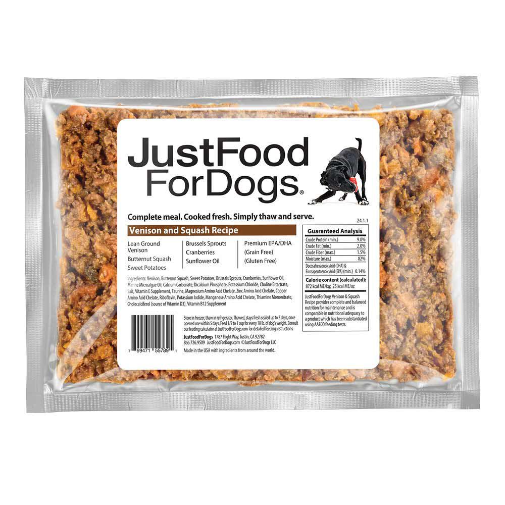 Real Meat Venison Dog Food Recipe JustFoodForDogs